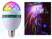 Discolampa Projector Roterande LED