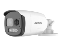 Hikvision Turbo HD IOT Series DS-2CE12DF3T-PIRXOS - Övervakningskamera - kula - dammtät/vattentät - färg (Dag&Natt) - 2 MP - 1080p - M12-montering - fast lins - ljud - kabelanslutning - AHD - DC 12 V