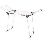 Vileda King Plus Étendoir à Linge 20 m pour 1 à 2 lavages, 2 Supports pour Petites pièces, Emballage écologique