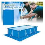 ZHENN Garden Pool Solar Cover Protector Pool Cover, Heating Blanket for In-Ground and Above-Ground Dust-Proof Tarpaulin Swimming Pools Use Sun to Heat Pool Water Blue,300x201x 66cm