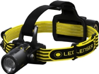 Ledlenser ATEX hodelykt, LED, oppladbar, 300lm, 160m, IP68, svart/gul (ILH8R, oppladbar)