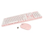 (Pink Board) Wireless Keyboard And Mouse Combo 104 Keys Wireless