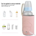 Usb Baby Bottle Warmer Portable Milk Travel Storage Insulati Pink