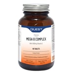 Quest Mega B Complex with 1000mg Vitamin C - 60 Tablets