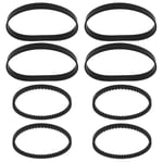 4 Sets Rubber Belt Replacements for Bissell ProHeat 2X 0150621 & 2150628