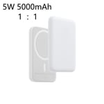 5W-Magsafing Magnetic Wireless Charge for Samsung Power Bank Battery, Fast Charge for iPhone 13, 12, 11 Pro M