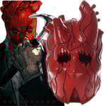 Halloween Party rekvisita Skrämmande Mask Dorohedoro Shin Cosplay Mask Huvudbonader Skräck Latex Mask