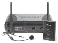 Vonyx STWM711H Trådlöst mikrofonsystem VHF 1kanal Headset, Trådlöst headset 1 kanal 179.187