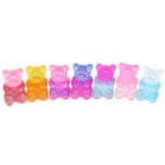 10pcs Cute Bear Diy Resin Sugar Dollhouse Miniature Candy Cr A4
