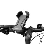 Wozinsky Mobilhållare för Cykel / Motorcykel Styre - Max. Storlek: 180 x 95mm - Svart