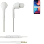 Earphones for Samsung Galaxy A20 in earsets stereo head set