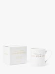 Katie Loxton I'd Rather Be Drinking Champagne Mug, 500ml, White