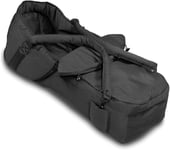 Hauck 2 in 1 Carrycot & Footmuff, Black - Universal Fit for all Pushchairs & St