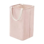 Amazon Basics Rectangulaire Panier de rangement en tissu Cube haut Rose poudré