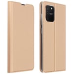 Housse - DUX DUCIS - Galaxy S10 Lite - Ekoskinn - Videostöd - Rose Gold Rose guld