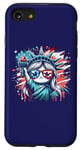 Coque pour iPhone SE (2020) / 7 / 8 Statue of Liberty Cute NYC New York City Manhattan Kawaii