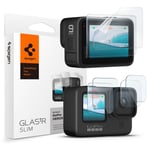 [2-Pack] Spigen GoPro Hero 9/10/11/12 Härdat Glas Skärmskydd - Clear - TheMobileStore GoPro Tillbehör