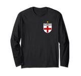 England Flag Badge & Star. Men, Women, Kids England Football Long Sleeve T-Shirt