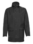Erik M Dull Pu Jacket W-Pro 5000 Outerwear Rainwear Rain Coats Black Weather Report