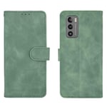 GOGME Leather Case for LG Wing 5G Case, Retro Style PU/TPU Wallet Folio Case, Collection Premium Folio Cover with [Card Slots] and [Kickstand] for LG Wing 5G. Green