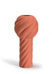 Cooee Design - Twist Pillar Vas Brick Red 34cm från Sleepo