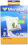 Original Branded Menalux 2000VP Value Pack for Bosch Siemens BSGL5 / VSZ6 12 x Vacuum Cleaner Bags, 1 x Hygiene Filter 12, 3 x Micro
