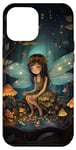 Coque pour iPhone 15 Pro Max Woodland Fairy Glow Champignon lumineux Art