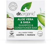 Dr Organic Aloe Vera & Shea Shampoo/Conditioner Bar 76g