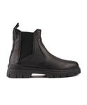Hugo Mens Ryan Chelsea Boots - Black Leather - Size UK 9