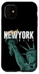 Coque pour iPhone 11 Enjoy Cool New York City Statue Of Liberty Skyline Graphic