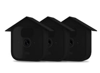 HOLACA Silicone Cover Skin Compatible with All New Blink Outdoor Camera -Waterproof Protective,Soft, Lightweight, Reliable, and Durable Silicone for Blink Outdoor Home Security Camera (Black 3Pack)