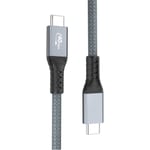 Fuj:tech USB4 USB-C Gen 3x2 40Gbps 100W -kaapeli, 1m