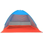 Nuokix Camping Tent, Beach Tent 1-2 Man Automatic Pop Up Sunscreen Fishing Tent Outdoor Light Portable