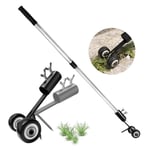 Hook Long Handled Weeder Tool, Hand Weed Puller Tool with Wheels, Garden Weeding Snatcher Tools, Weed Remover Tool for Garden/Lawn/Yard
