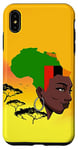 Coque pour iPhone XS Max Drapeau de la zambie noire du mois historique de l'Afrique
