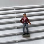 F1010 - Greenhills Scalextric Carrera Seated Man Spectator 1.32 Scale Hand Paint