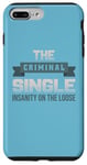 Coque pour iPhone 7 Plus/8 Plus Design humour unique criminel – La folie à pied libre