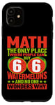 Coque pour iPhone 11 Math, The Only Place Where People Can Buy 66 Melons ||-