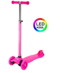 Rask Løbehjul til børn med LED Hjul Pink
