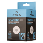Seasons Outdoor Vit 12-pack, bordtennisboll