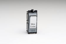 Varilight 20A 1-Way Double Pole Switch 'Wine Cooler' Mirror Chrome