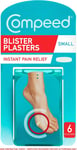 Compeed Small Size Blister Plasters, 6 Hydrocolloid Plasters, Foot Treatment, cm