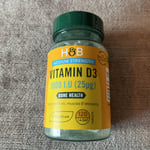 H&B Vitamin D3 1000 I.U 25ug Medium Strength 120 Tablet BBE Jul 2024 Ref 17