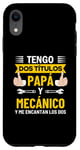 Coque pour iPhone XR Tengo Dos Títulos Papá Y Mecánico Regalo Día Del Padre