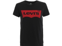 Levi`s THE PERFECT GRAPHIC TEE 0201 LARGE BATWING BLACK - XS - women's - black