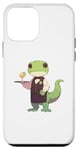Coque pour iPhone 12 mini Lézard Restaurant Serveur Gecko Animaux sauvages