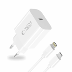 Tech-Protect Snabbladdare NC20W 1-Port Lightning Kabel PD 20W