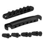 Black Bridge & Tailpiece Kit with Studs Fit for for Epiphone Les Paul Guitar