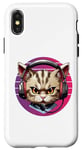 iPhone X/XS Cat With Earphones Headphones DJ Cats Gaming Musicstyle Case