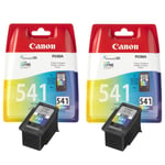 2x Original Canon CL541 Colour Ink Cartridges For PIXMA MX535 Printer - Boxed